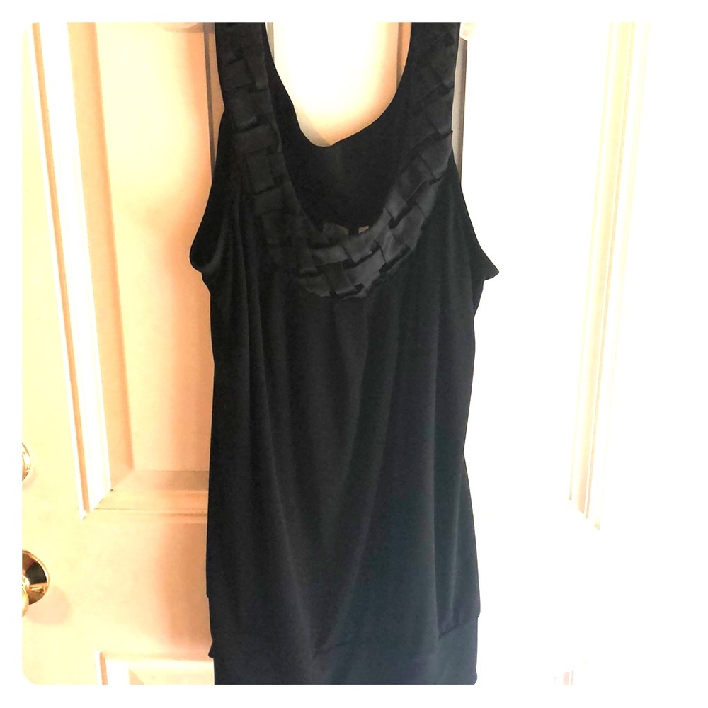 Dressy black tank top
